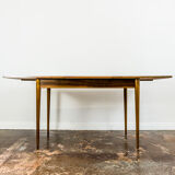 Mid-century extending dining table in walnut 1960s