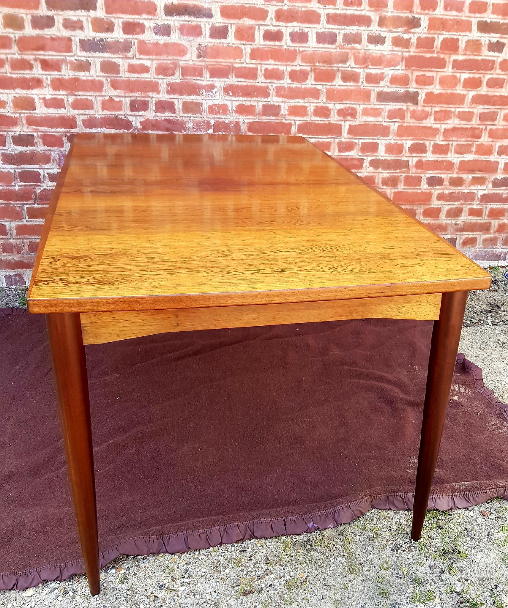1960 scandinavian teak table