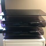 Smoked plexiglass magazine door