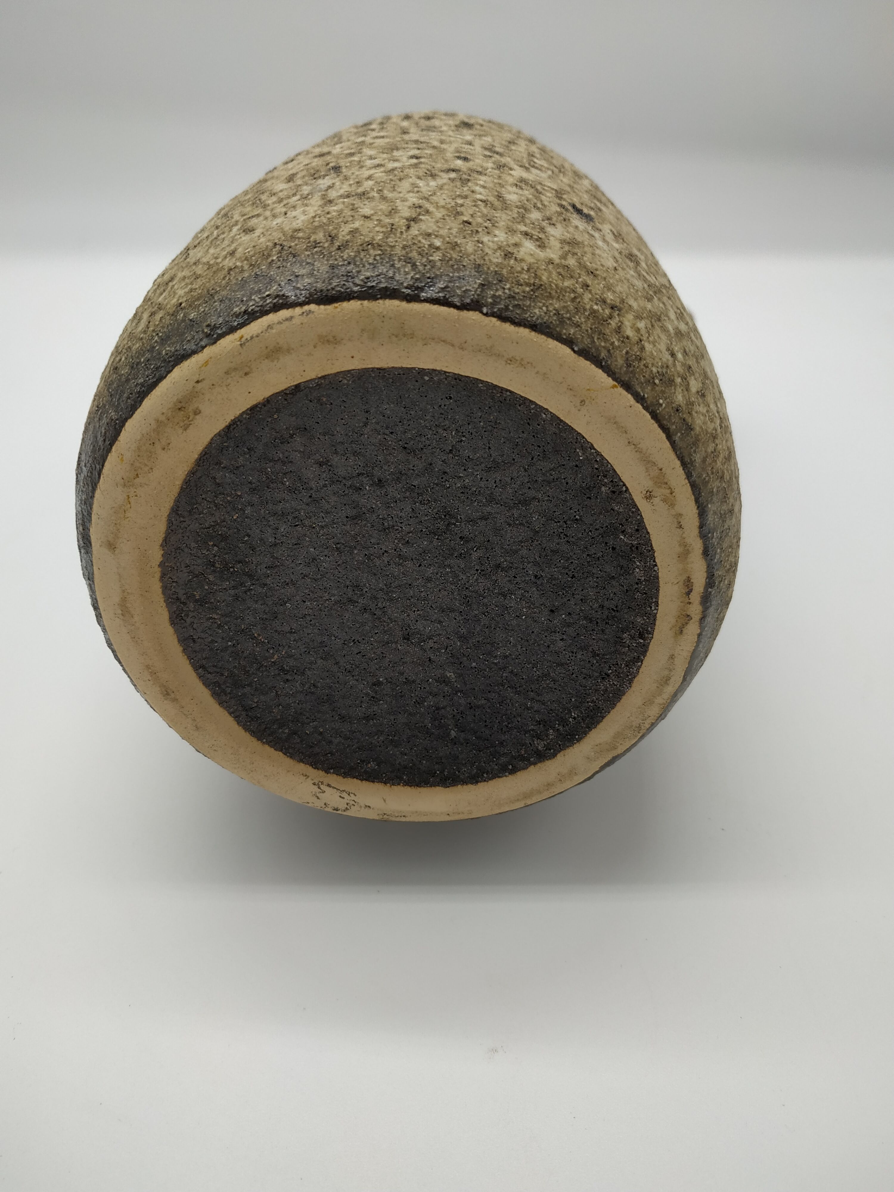 Large vintage fat lava vase