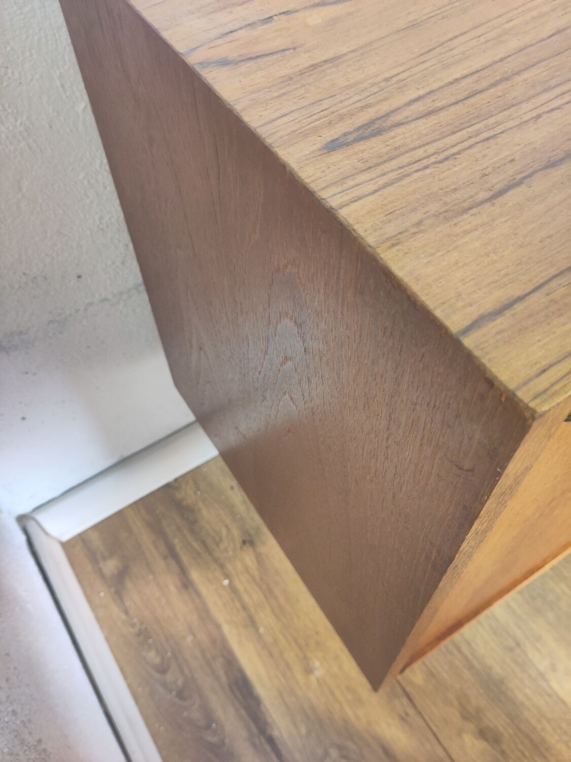 Scandinavian teak and metal sideboard