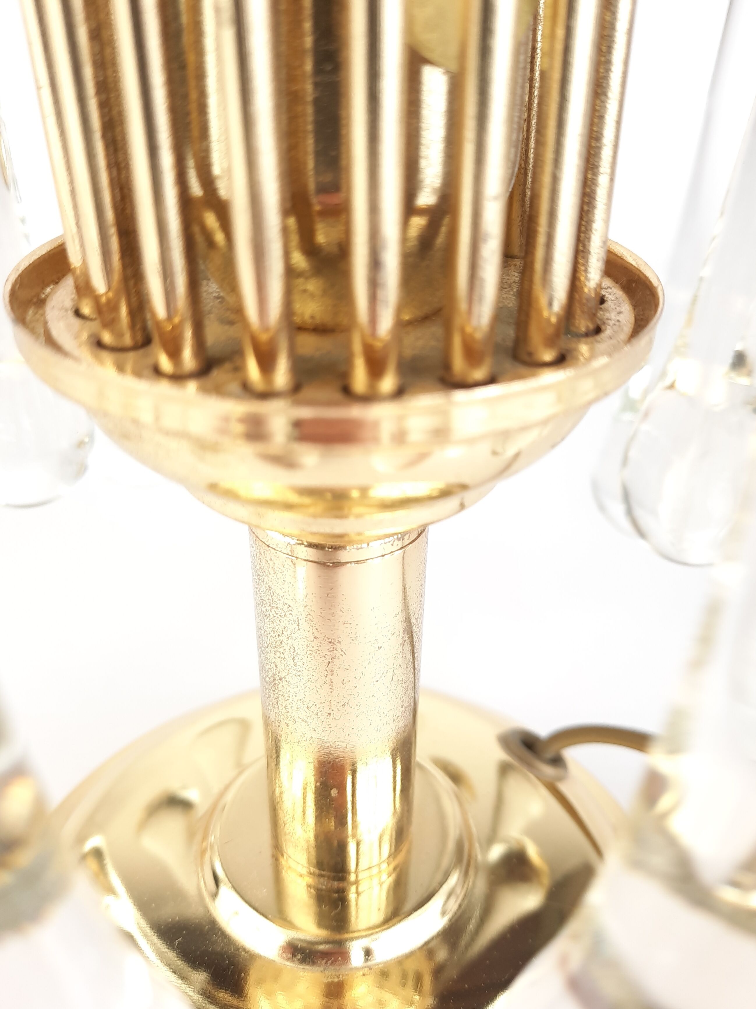 Murano glass waterfall drop lamp