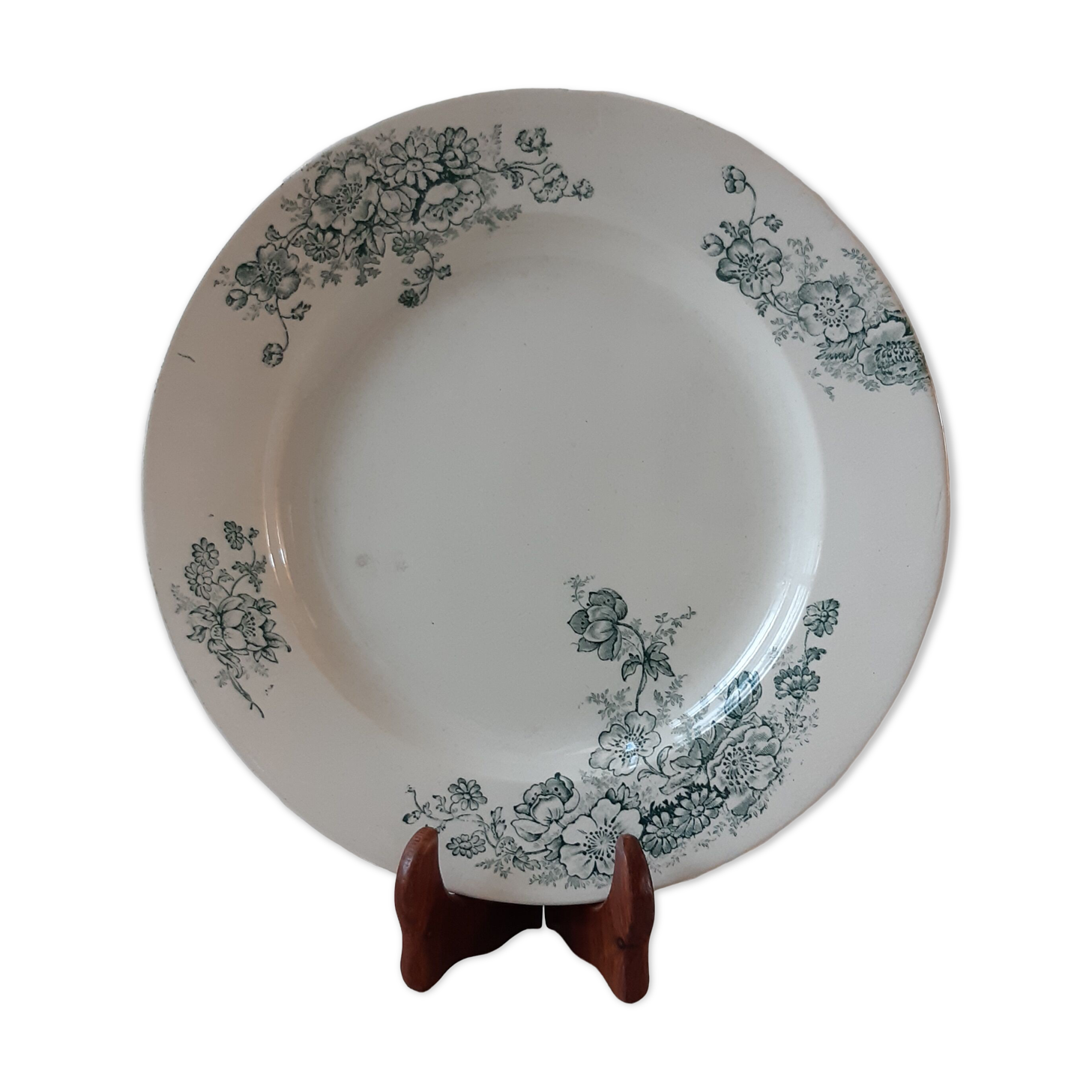 Round plate Iron Earth model Anemone late nineteenth