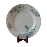 Round plate Iron Earth model Anemone late nineteenth