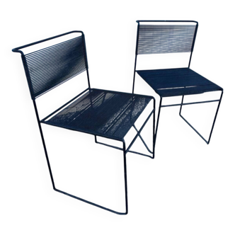 Paire de chaises Spaghetti par Giandomenico Belotti pour Fly Line