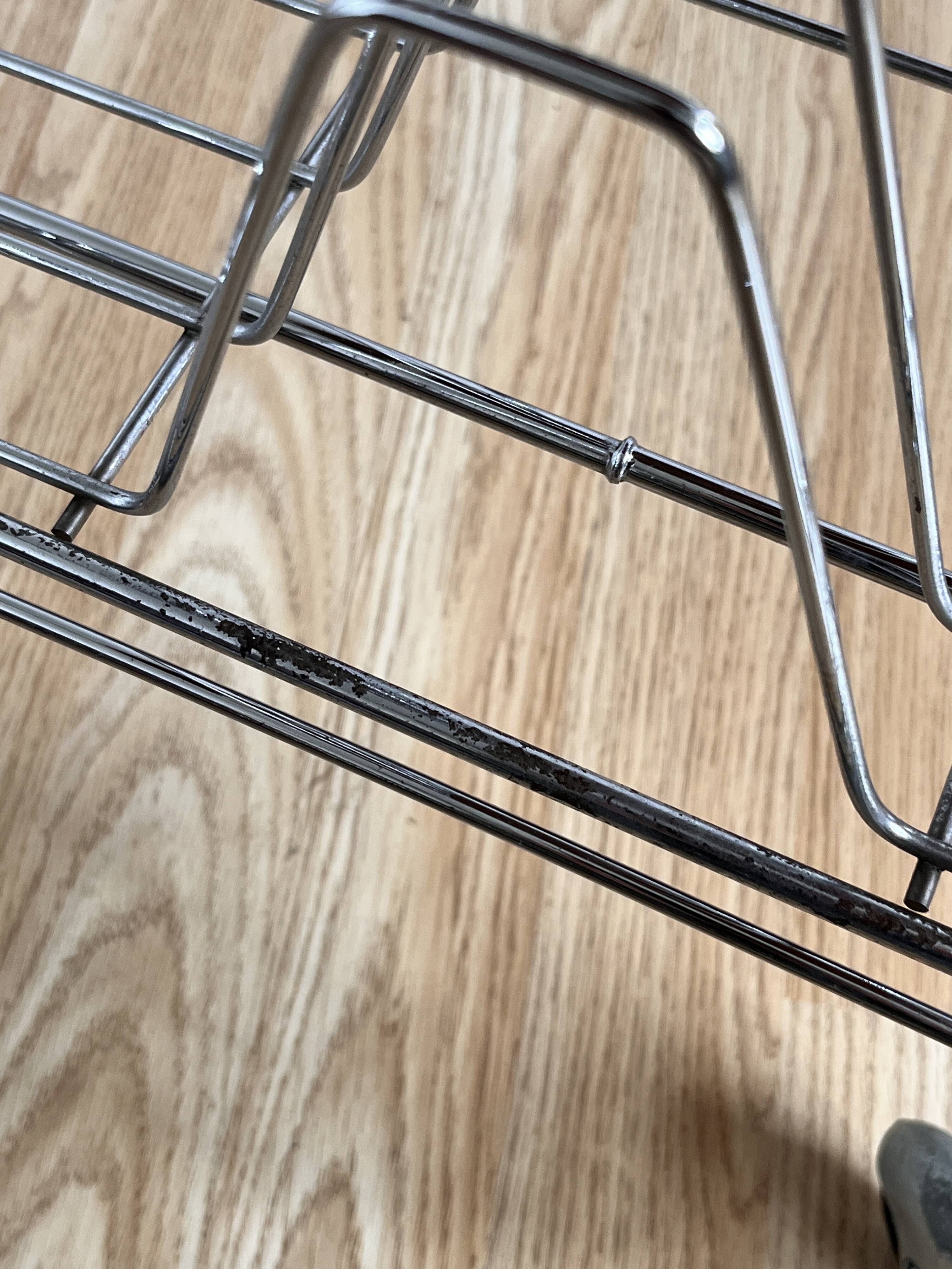Vinyl serving cart