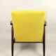 Fauteuil jaune, années 1970