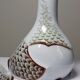 Vintage 1980s duo carafe and miniature bottle Haviland Castel after Sandoz for Chabot.