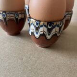 Set of 4 Russian ceramic egg cups
