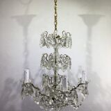4 light crystal chandelier