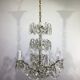 4 light crystal chandelier