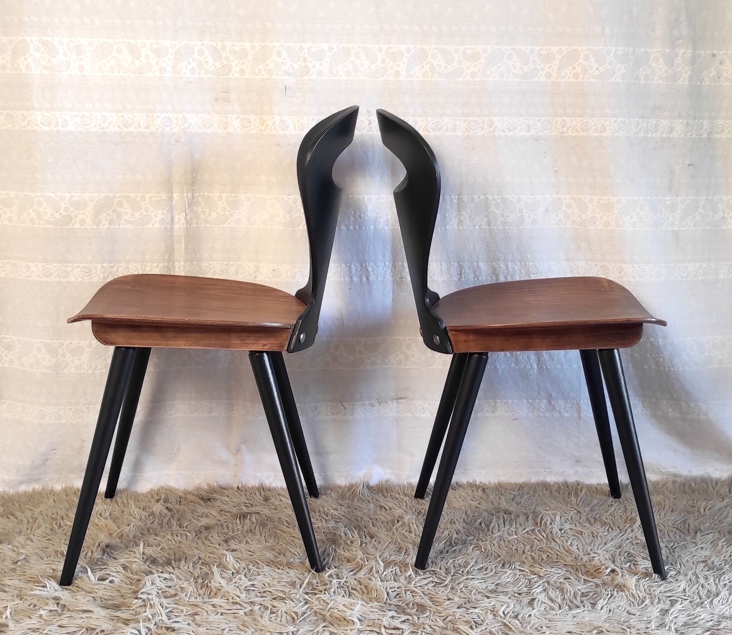 Baumann chair duo "Ant" - 60s/70s