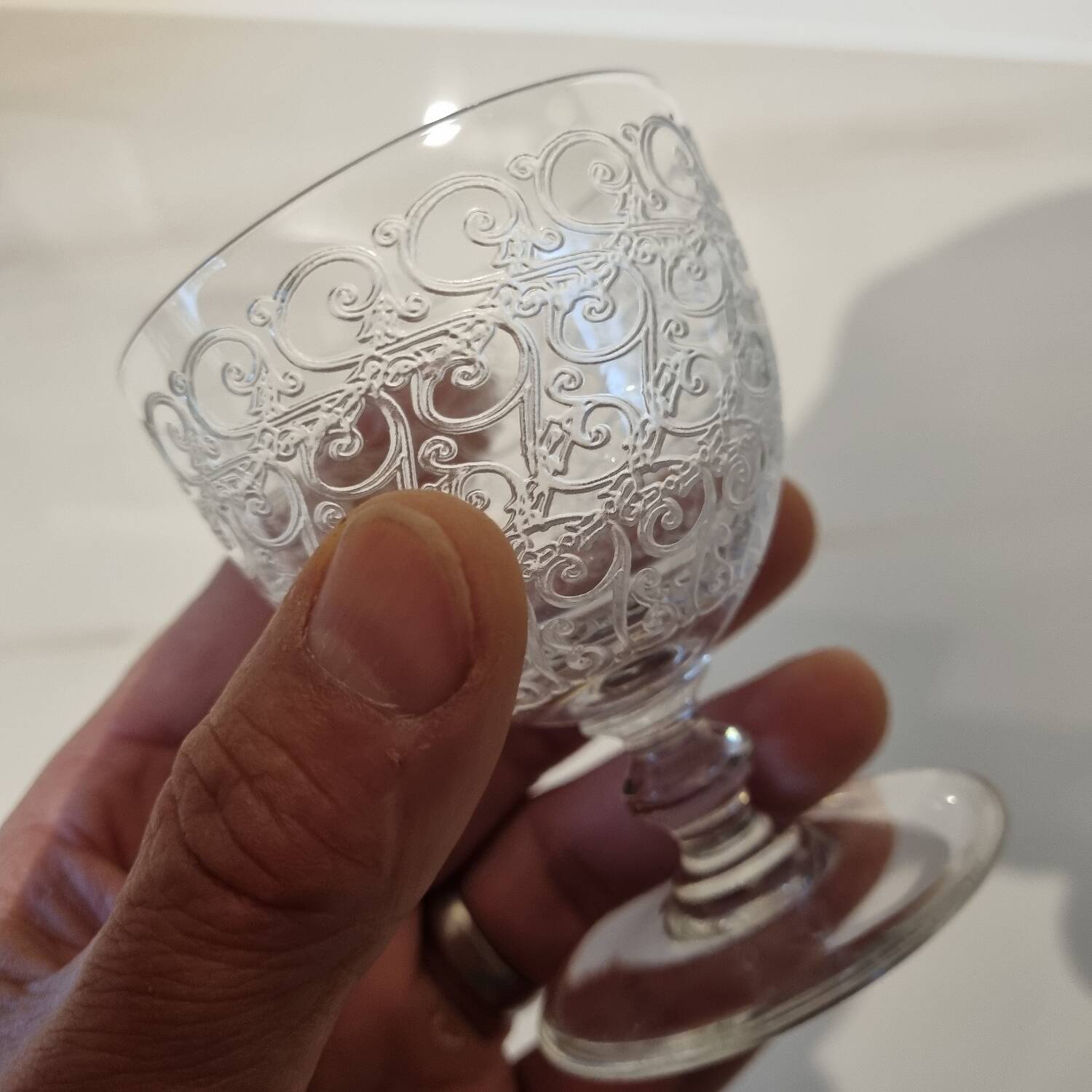 Red wine glass Baccarat model Rohan