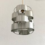 French aluminium sculptural pendant from the mid-century by Max Sauze, 1960s.