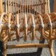 Designer rocking chair in rattan and bamboo from the 1950s/60s