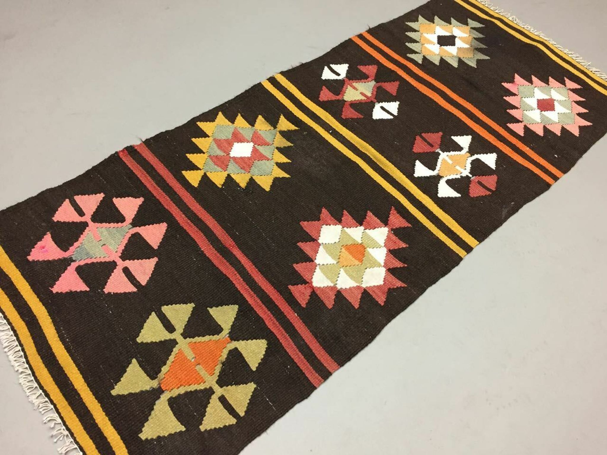 Turkish kilim runner 140x58 cm