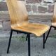 Suite de 4 chaises design Drabert Allemagne 1970 vintage scandinaves