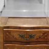 Chest of drawers, wood and marble
