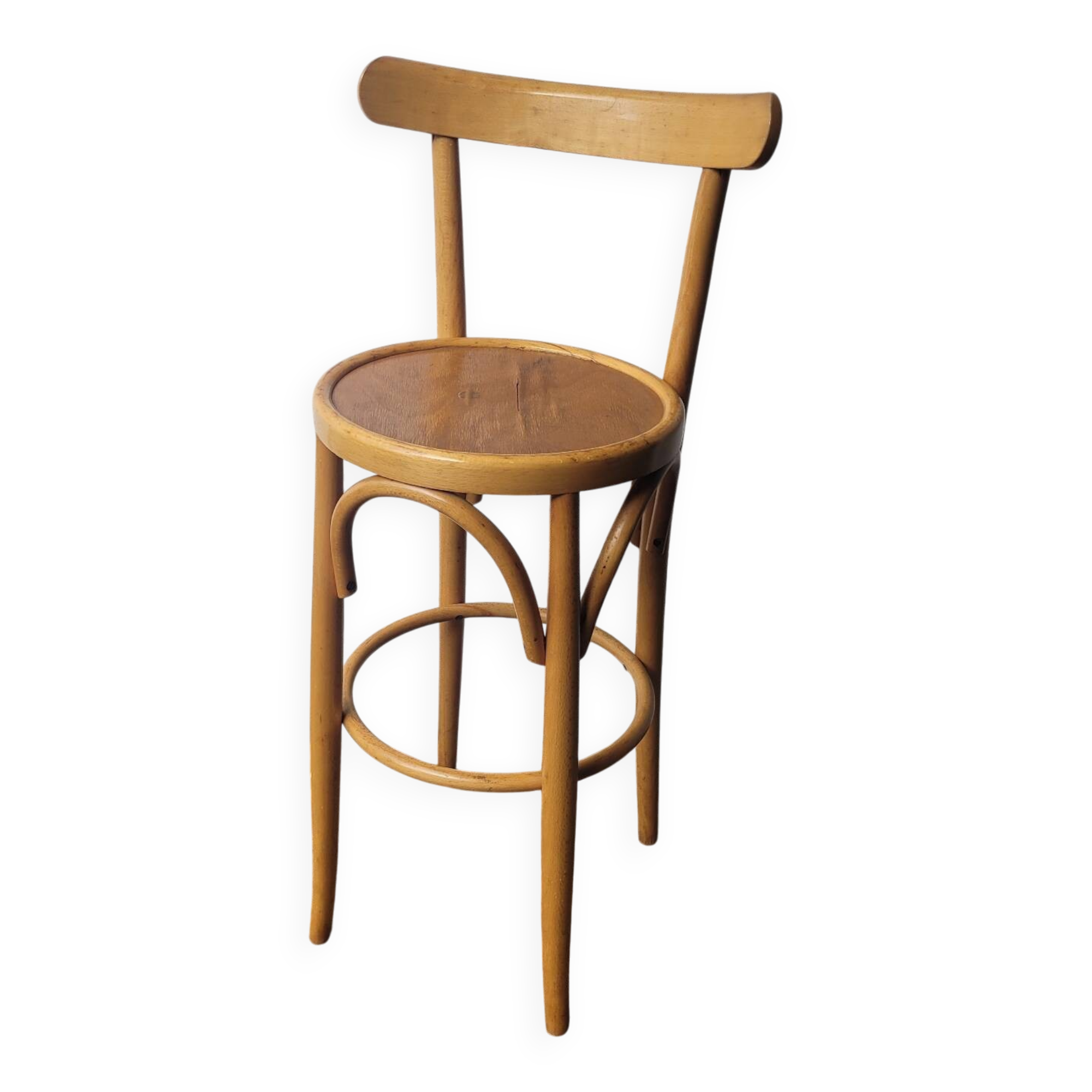 Vintage bentwood bistro high chair