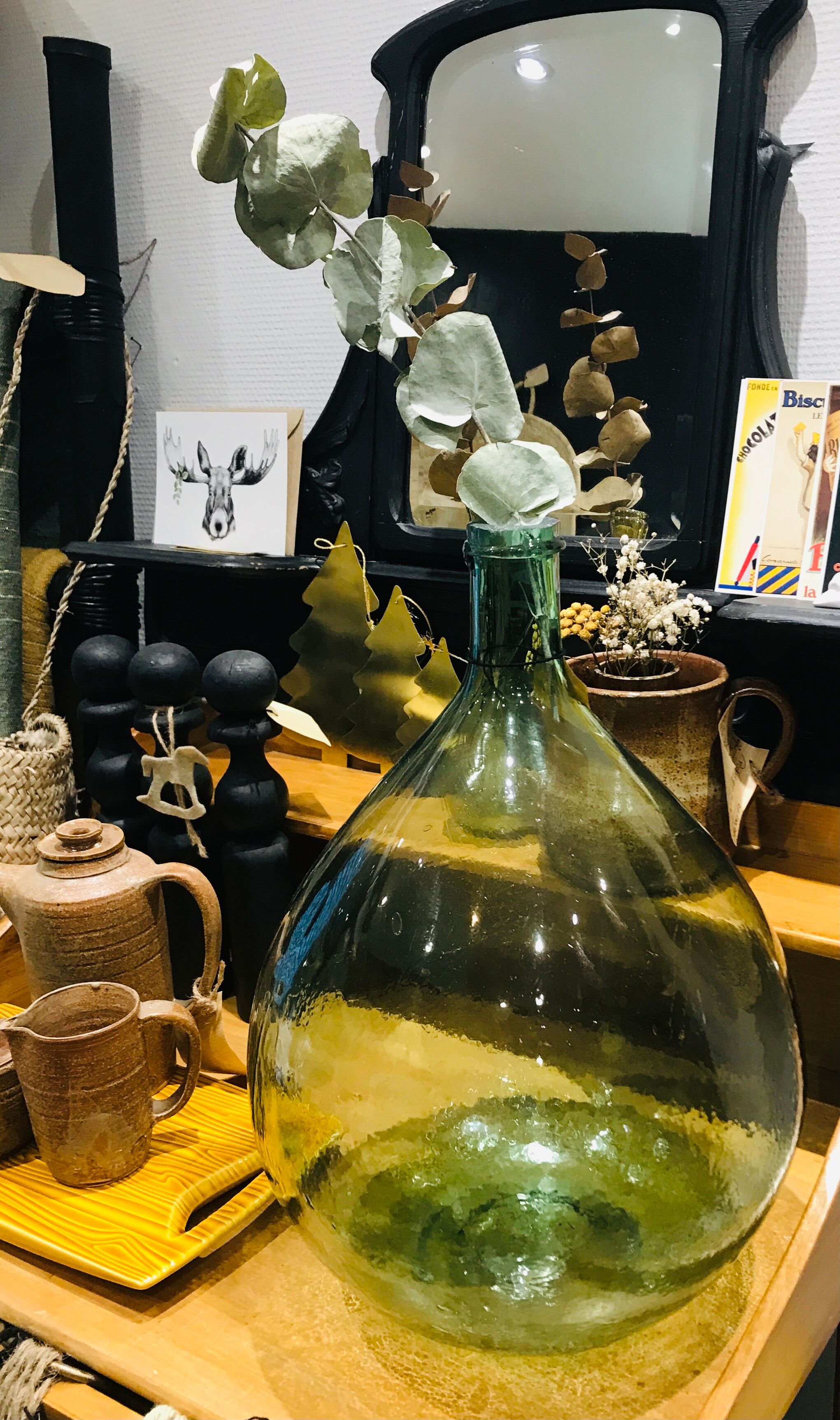 Demijohn Green 47 cm