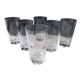 Box of 6 orangeade glasses in Cristal d'Arques Model Cheverny