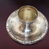 Silver metal egg cup