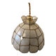 Suspension mother-of-pearl and brass diam 25 cm