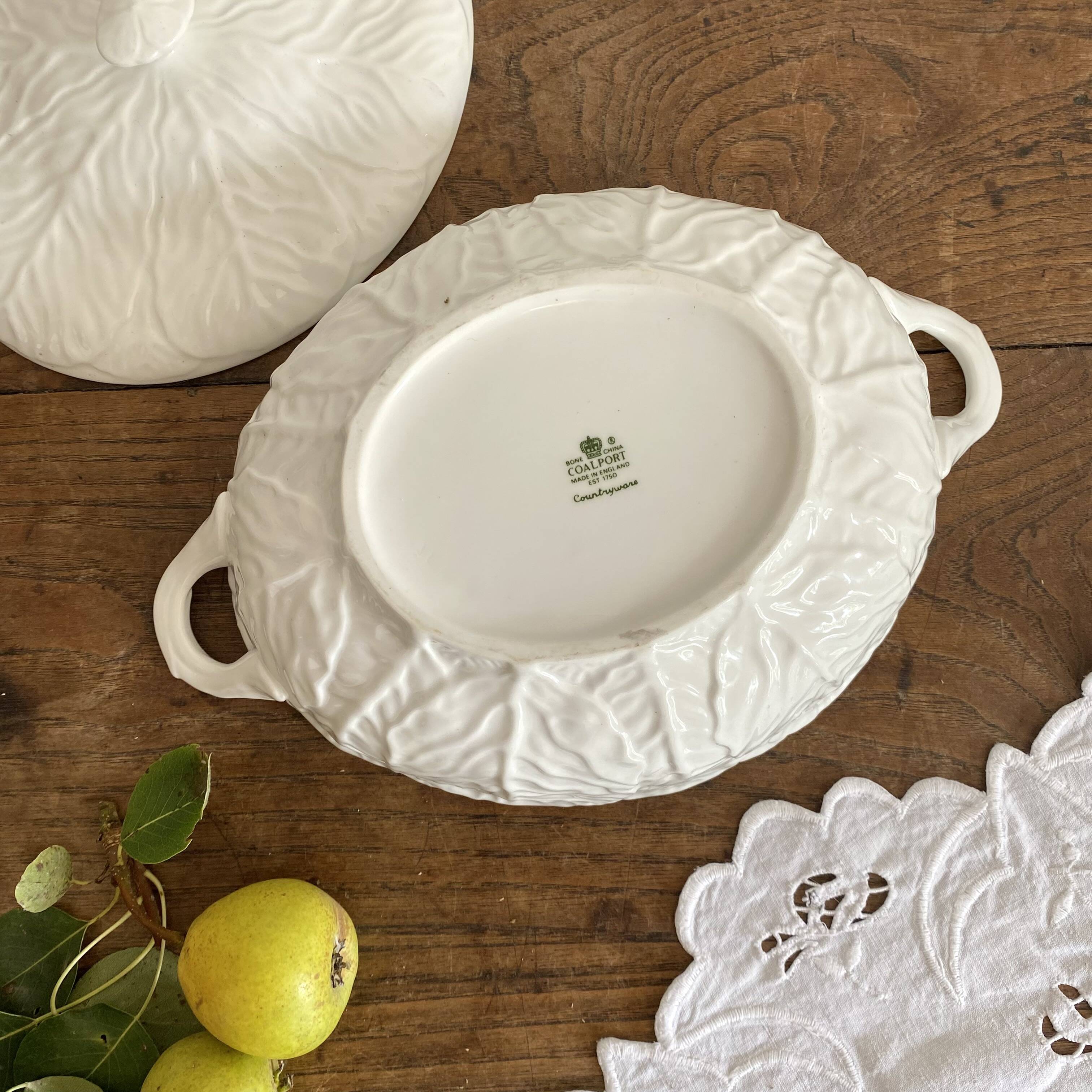 Coalport England porcelain soup tureen