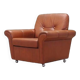 Leather armchair, Danish design, 1960s, production: Denmark