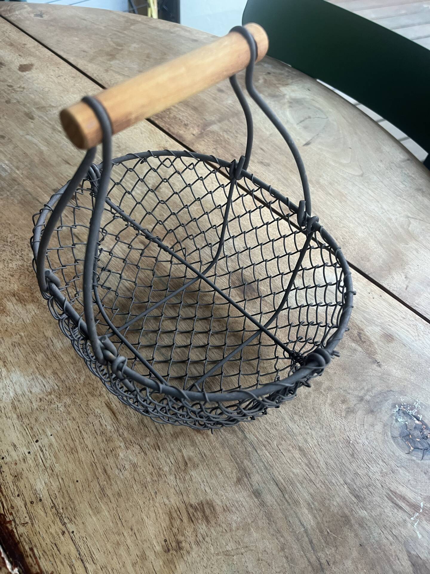 Mini panier en grillage