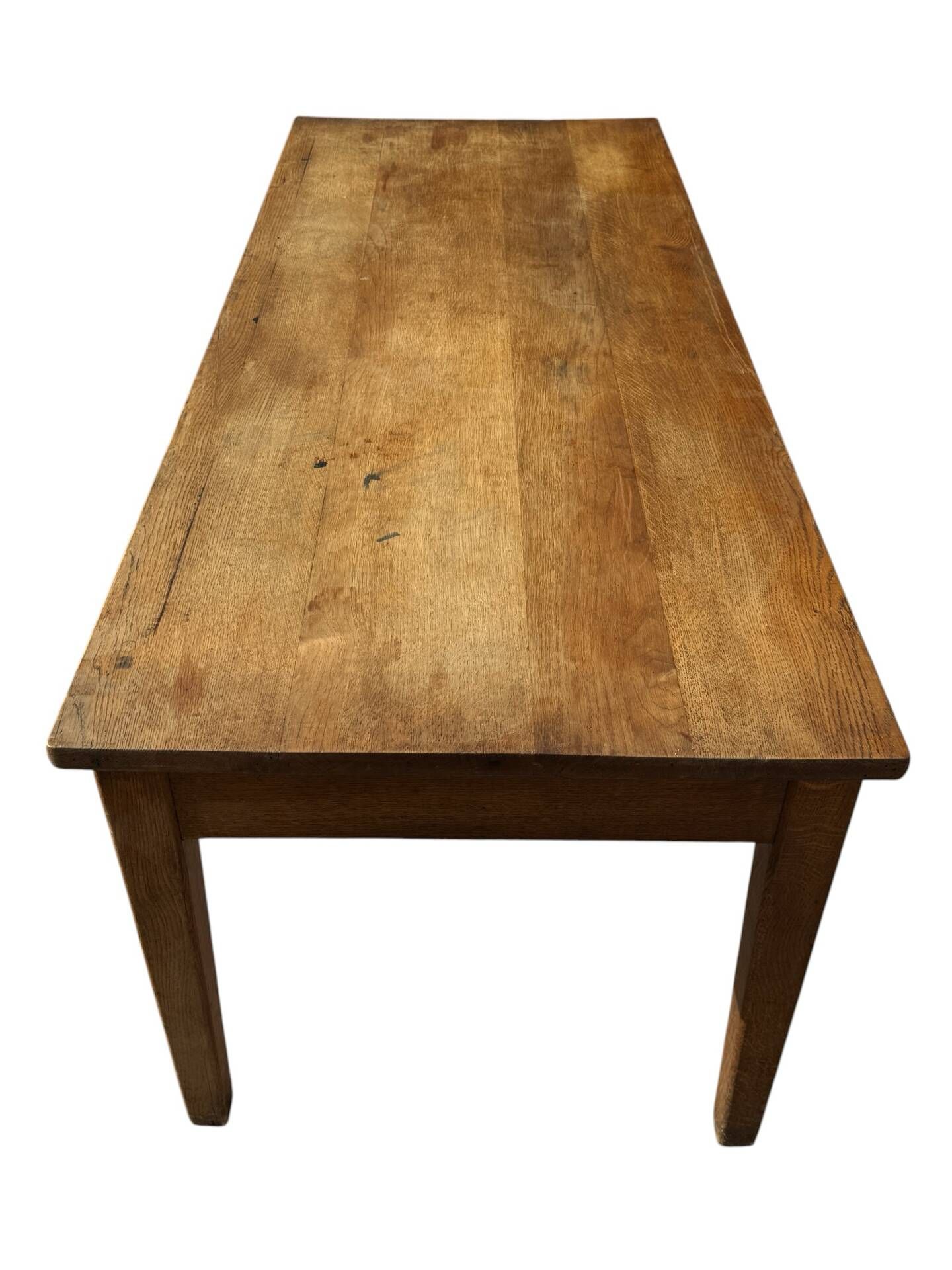 Farm table in Oak 1900 France 2 drawers