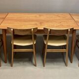 Extendable high table "Scandinavian Design" 1950.