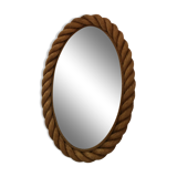 Oval rope mirror