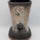 Roger Guérin (Bouffioulx) - Sculptural Vase Salt Glaze - Drip Decoration 1940