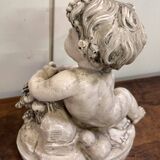 Lebrun: Glazed terracotta putti