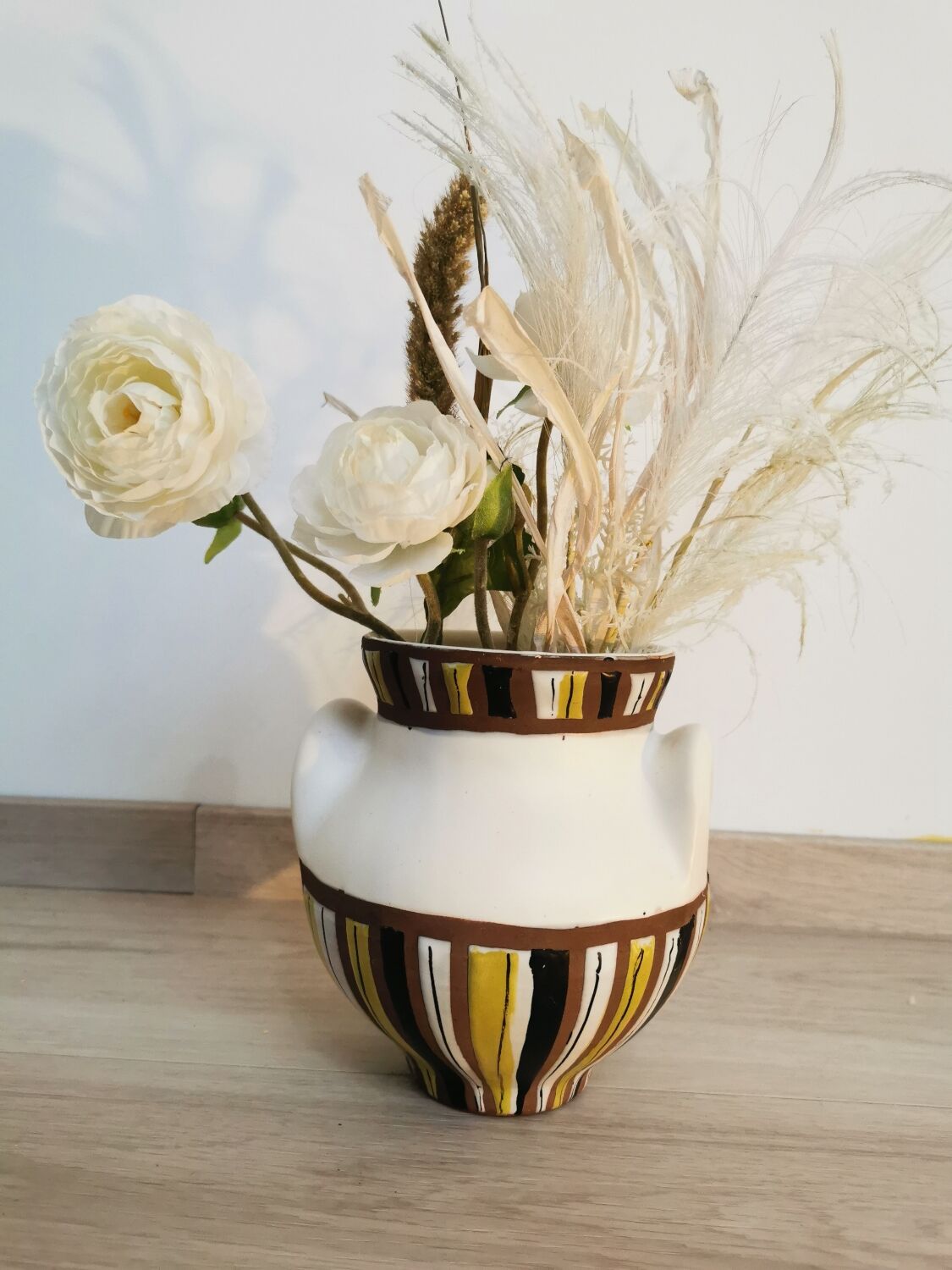 Vase à oreilles par Roger Capron Vallauris 50/60's