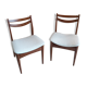 Paire de chaises scandinaves vintage