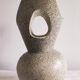 Vintage vase of helical shape