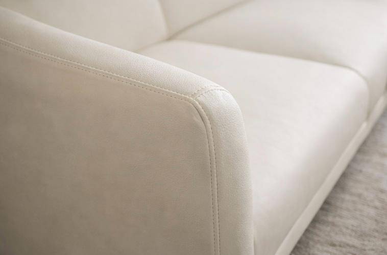 Boconcept berne beige leather sofa