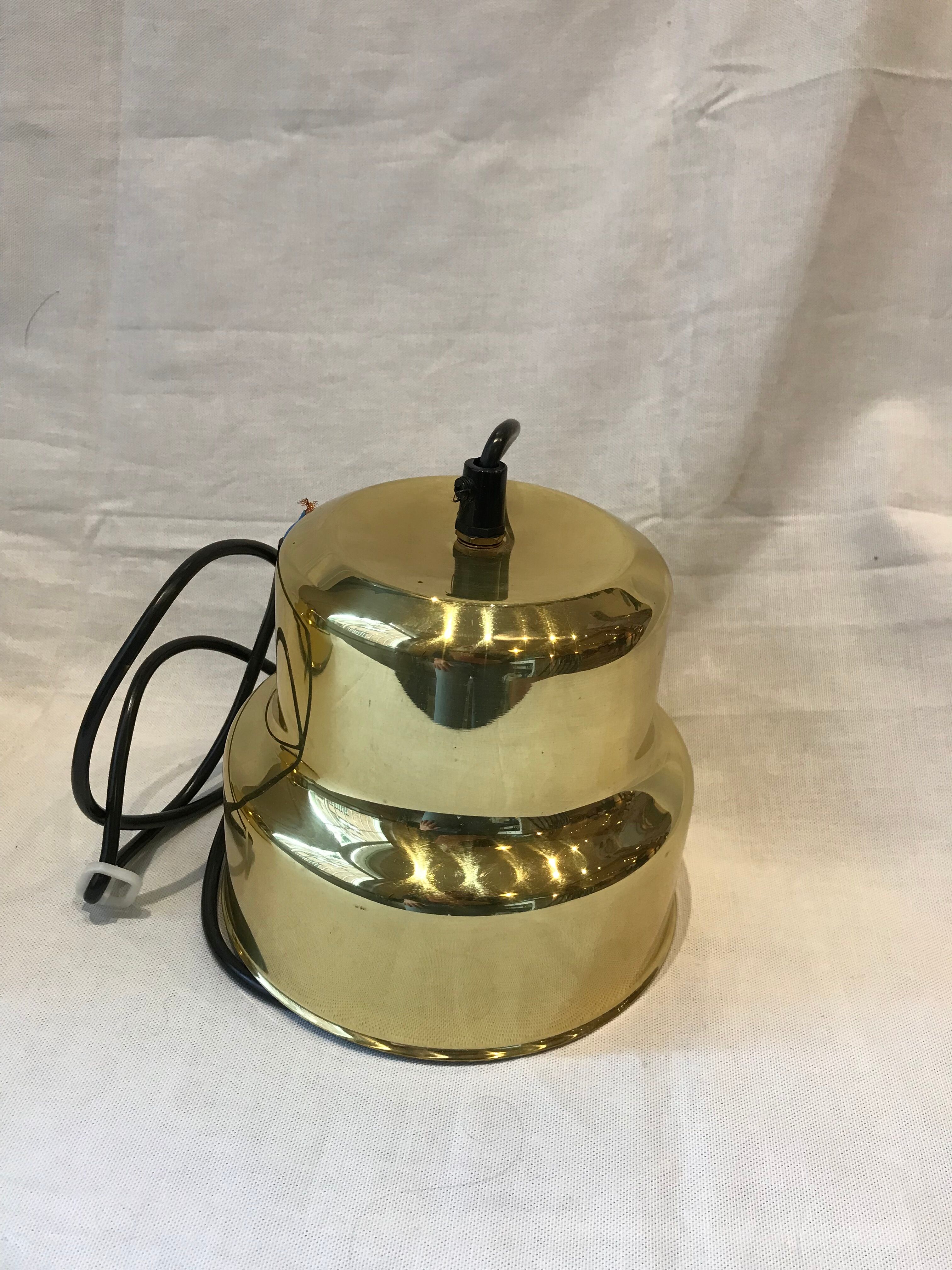 Scandinavian gold pendant lamp