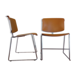 Pair of Max Stacker chairs for Steelcase strafor