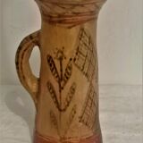 Ancient Berber pottery. Vase, pitcher. Terracotta. XIXth.