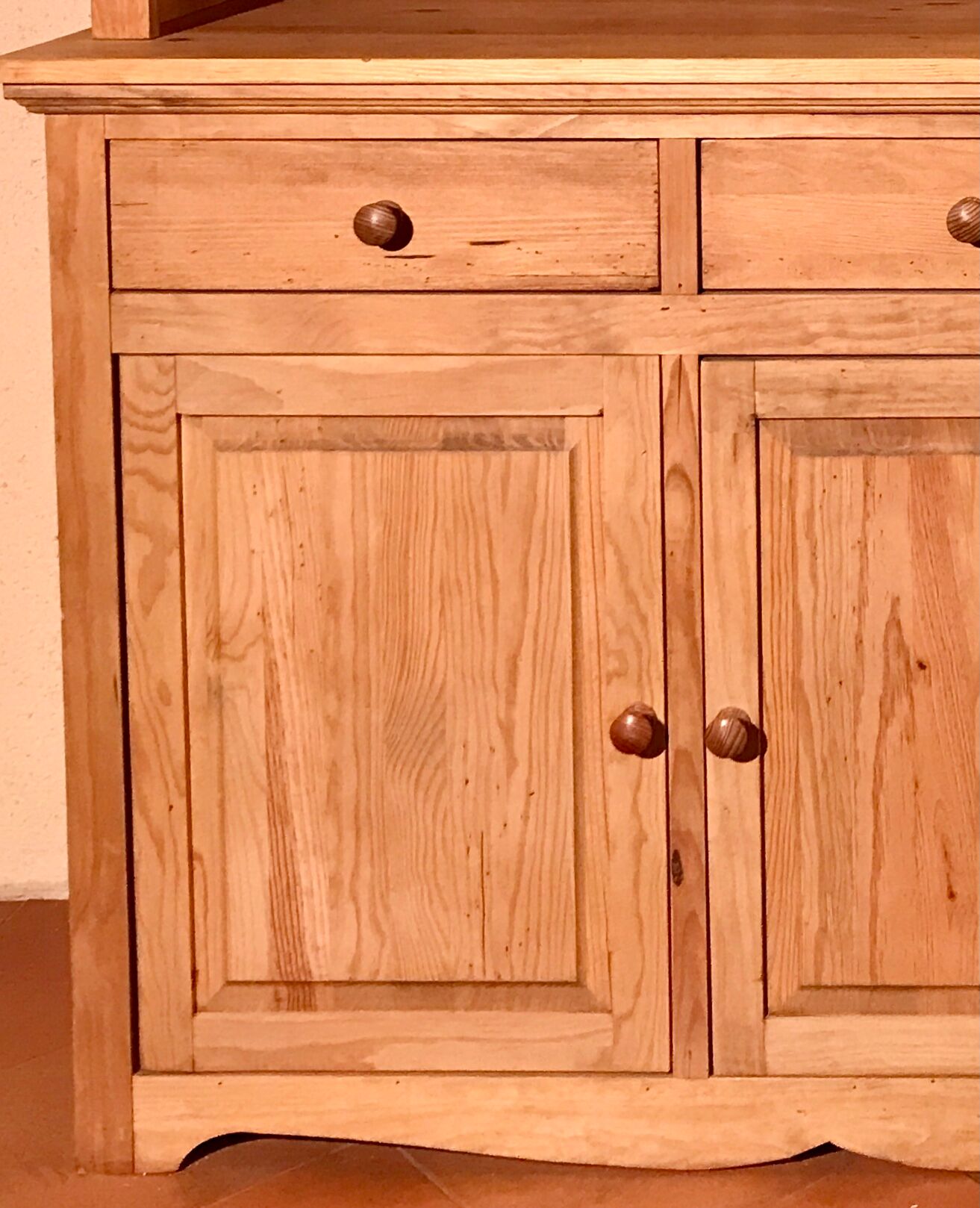 Solid wood cabinet 2 bodies