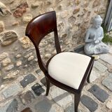 Set of 4 KIPAS mahogany chairs