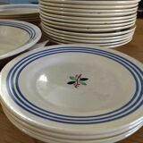 Lot assiettes de Gien - Modèle Yvonne