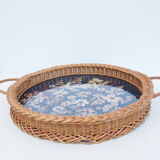 Rattan tray