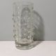 Brutalist transparent glass vase, Pavel Panek 1971