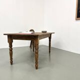 70s pine farmhouse table