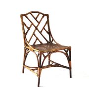 Vintage bamboo dining set in Chippendale style, Italy, year