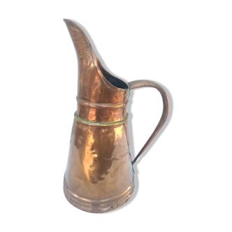 Copper water pitcher